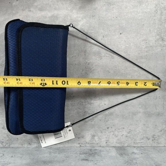 NEW STEVE MADDEN‎ BJEWEL FLAP WALLET BAG PURSE CLUTCH BLUE STITCH MSRP $58 - Picture 15 of 15